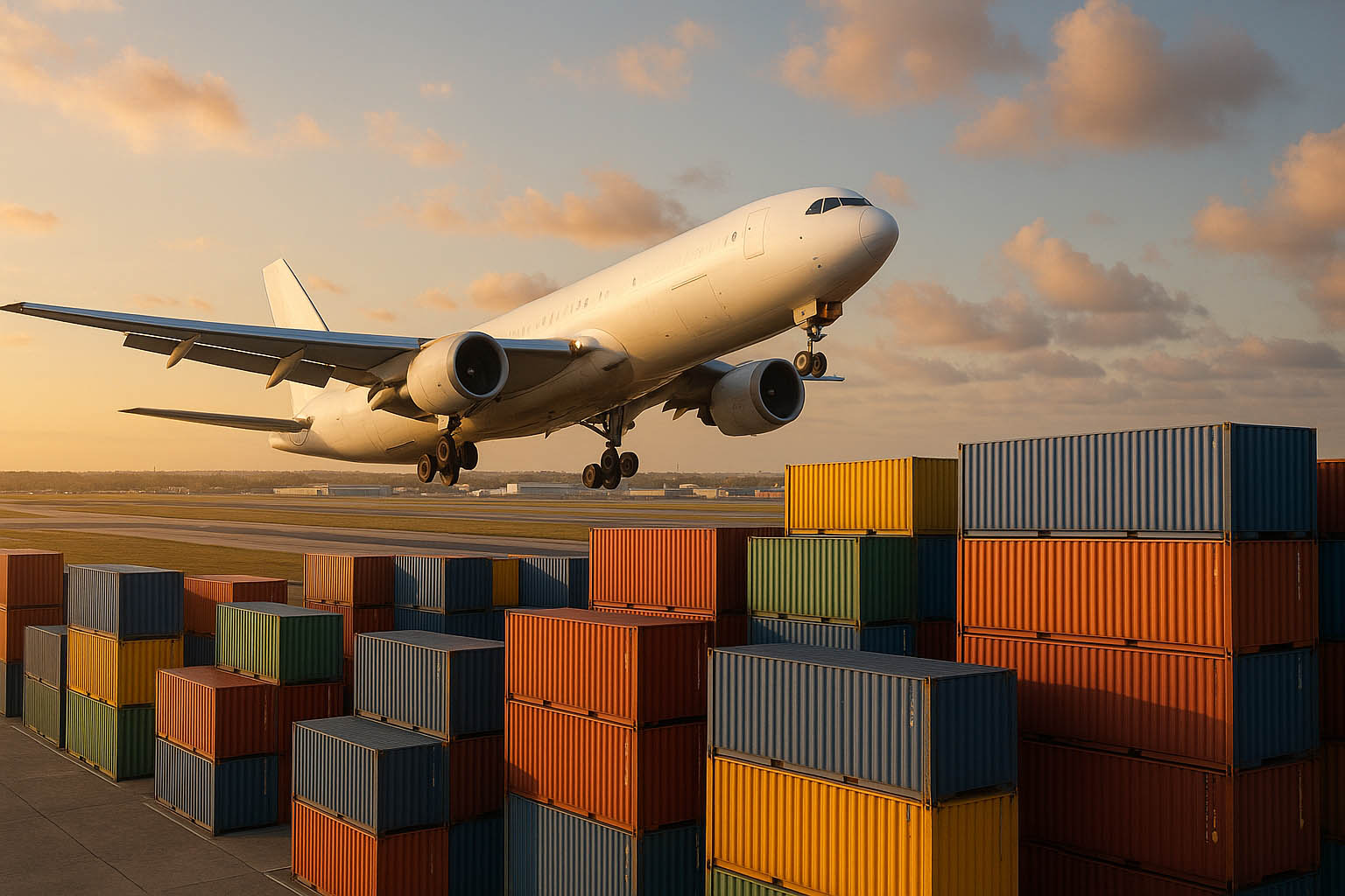 Air Freight Cargo Plane